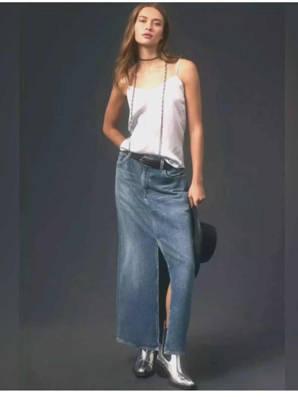 Agolde Leif swing skirt